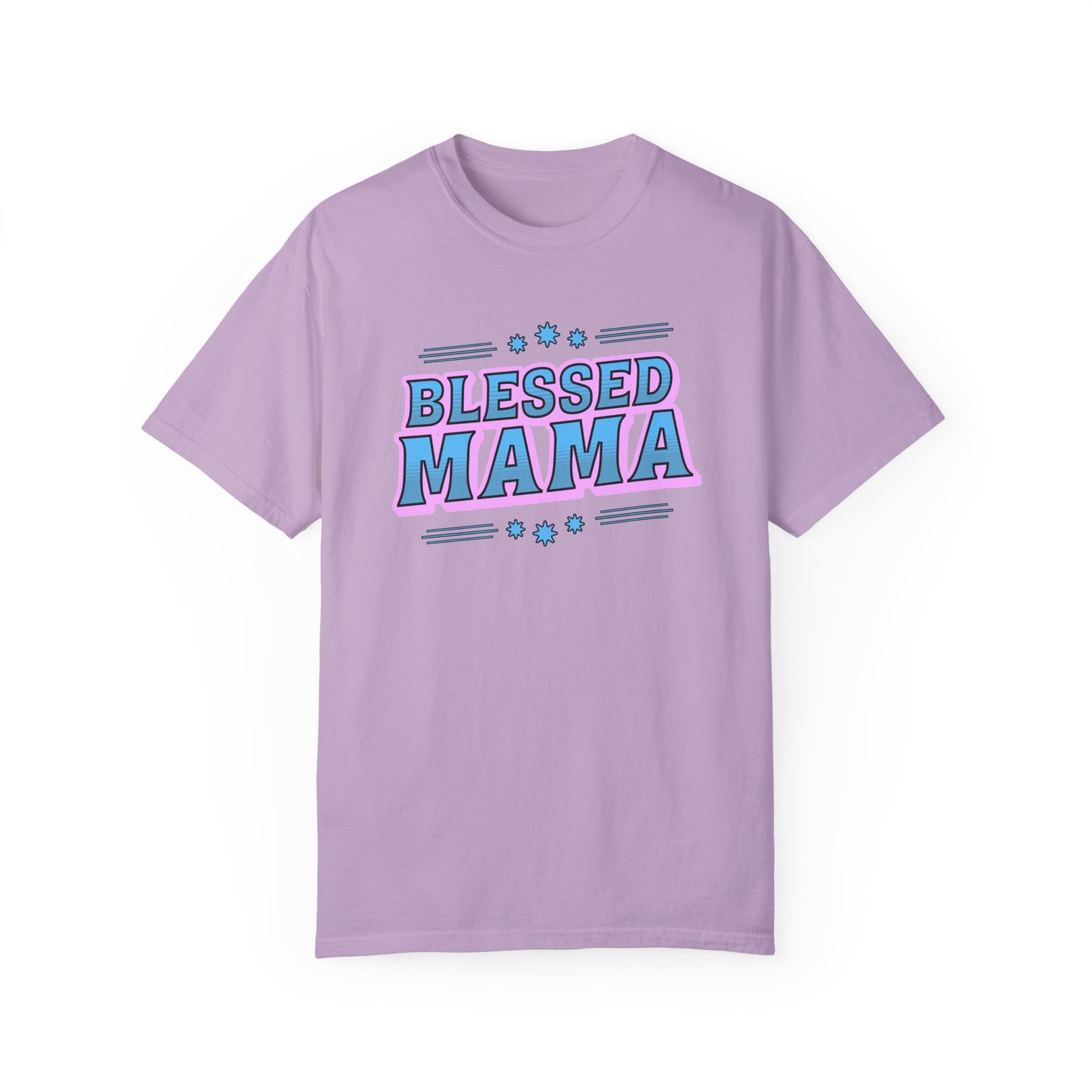 Blessed Mama Unisex Garment-Dyed T-shirt - Perfect Gift for Mother's Day