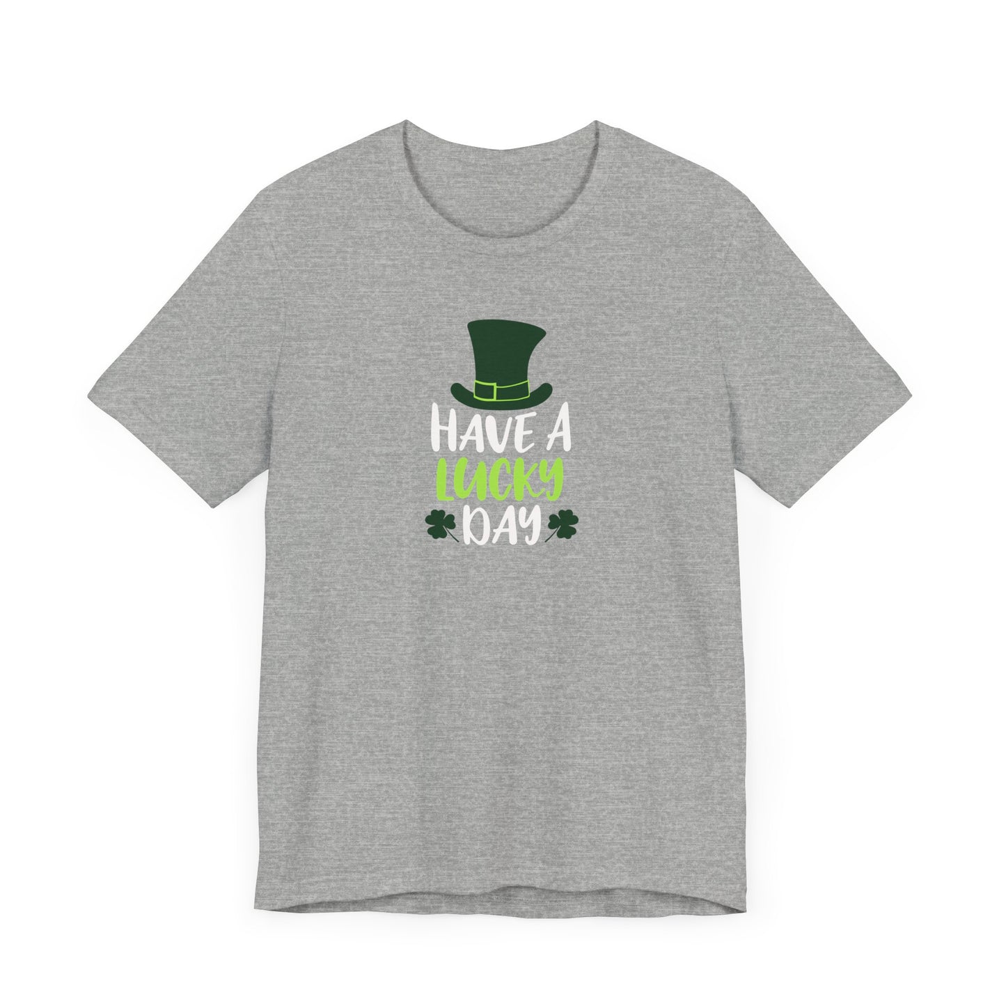 Lucky Clover Unisex Short Sleeve Tee for St. Patrick's Day