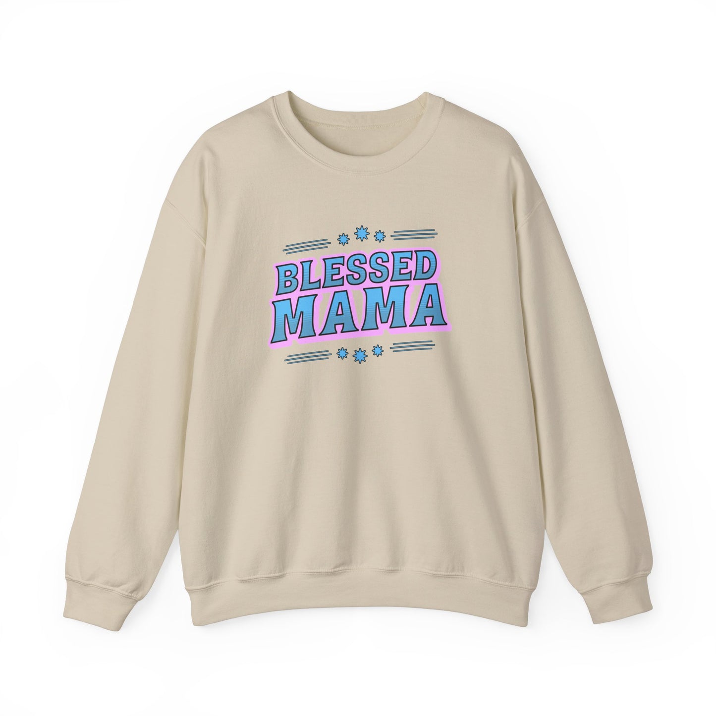 Blessed Mama Unisex Crewneck Sweatshirt - Cozy Gift for Moms