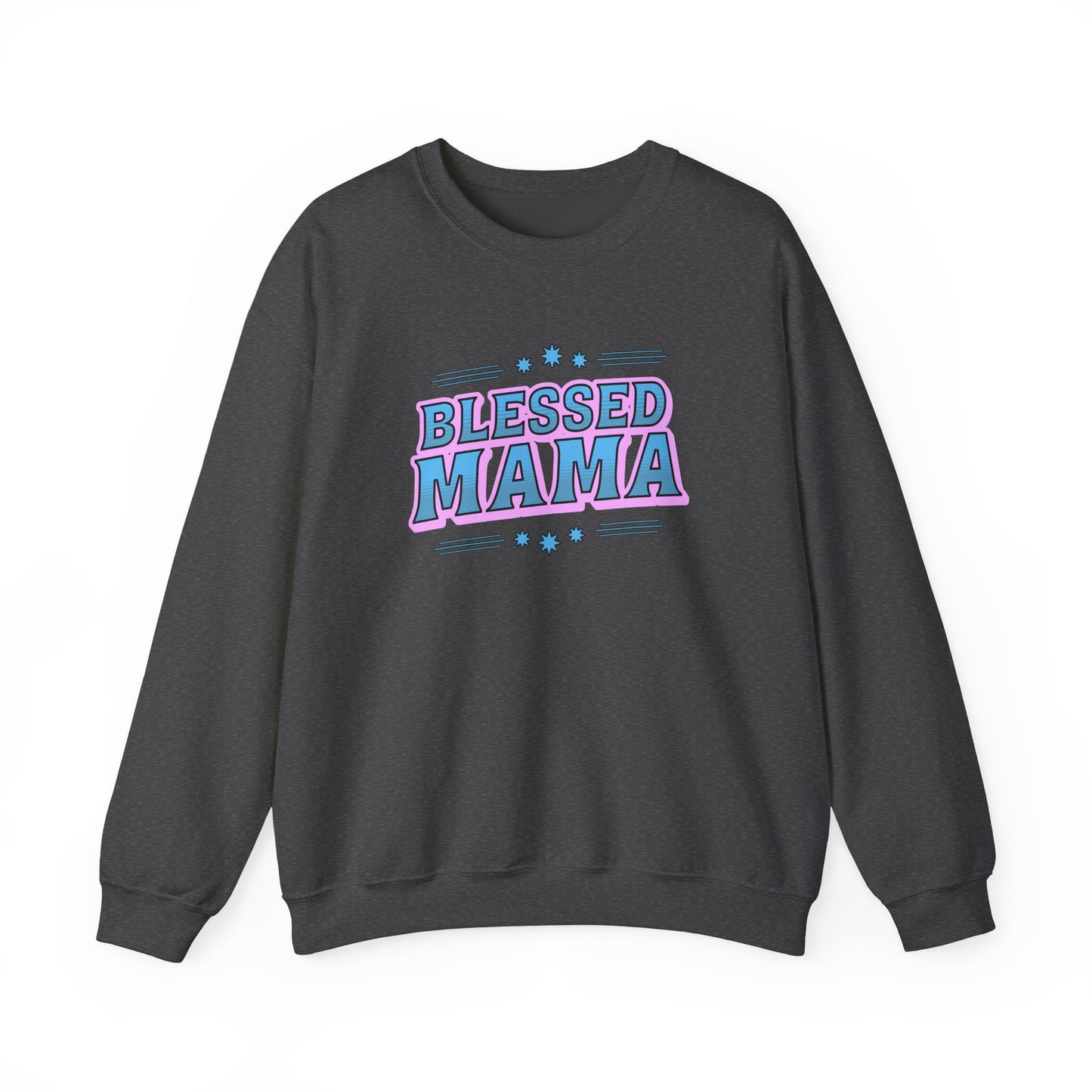 Blessed Mama Unisex Crewneck Sweatshirt - Cozy Gift for Moms