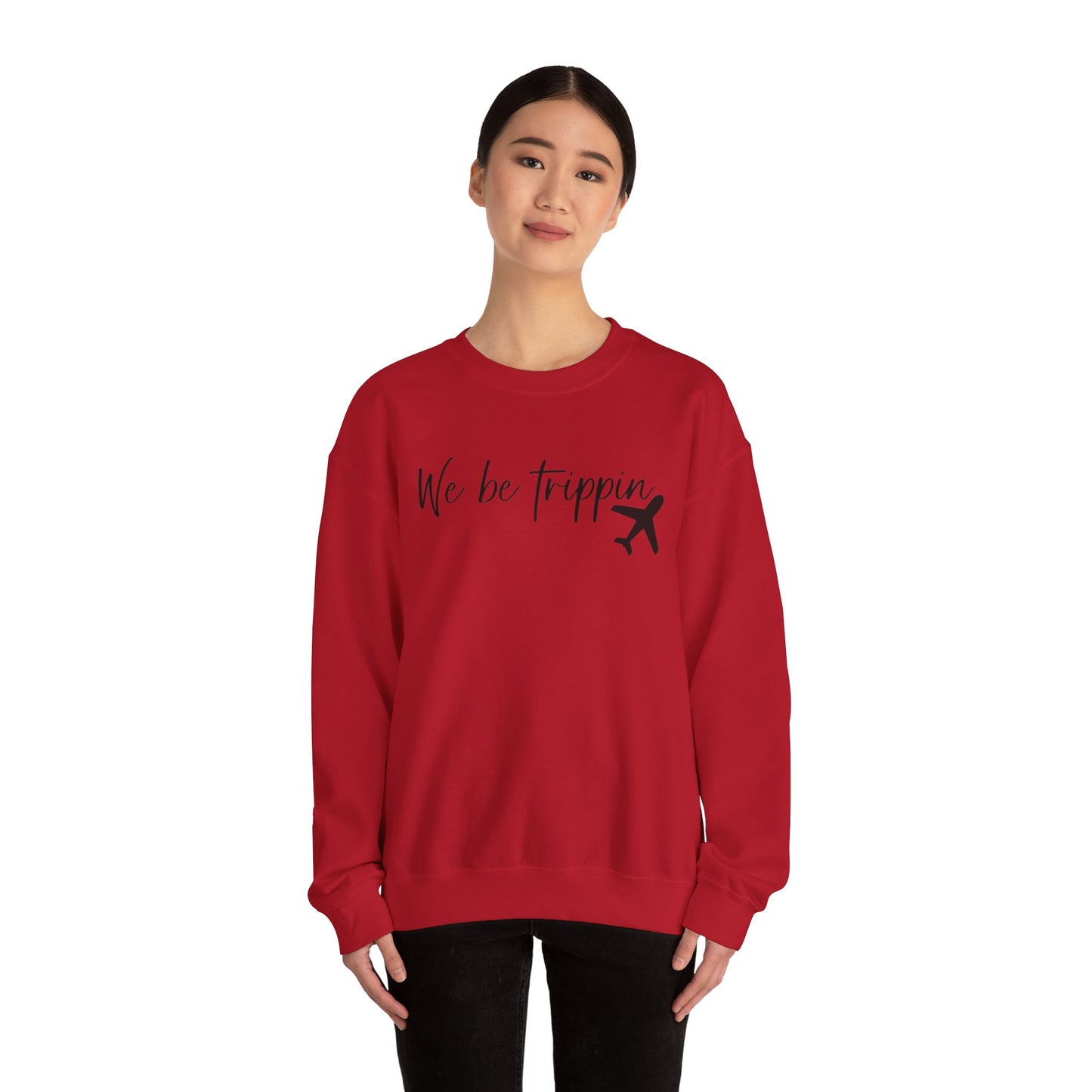 We Be Trippin' Unisex Heavy Blend™ Crewneck Sweatshirt - Travel Vibes Apparel