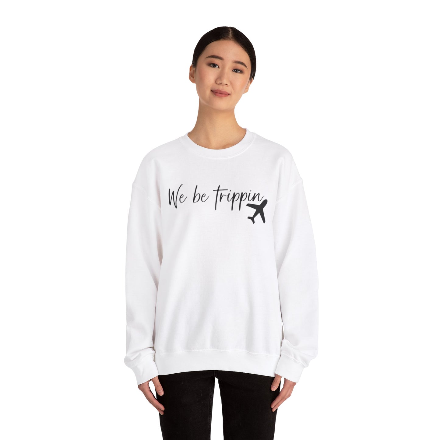We Be Trippin' Unisex Heavy Blend™ Crewneck Sweatshirt - Travel Vibes Apparel