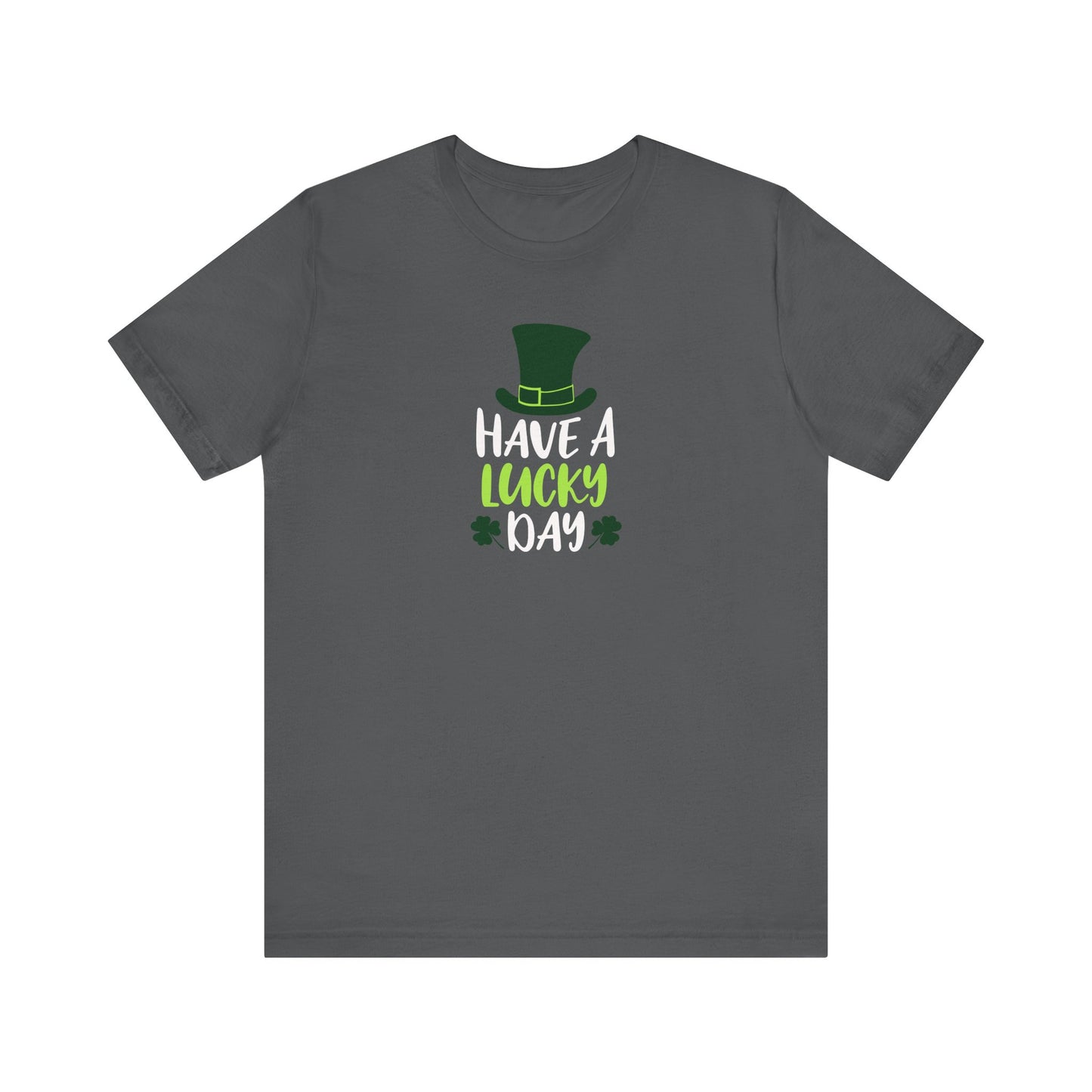 Lucky Clover Unisex Short Sleeve Tee for St. Patrick's Day