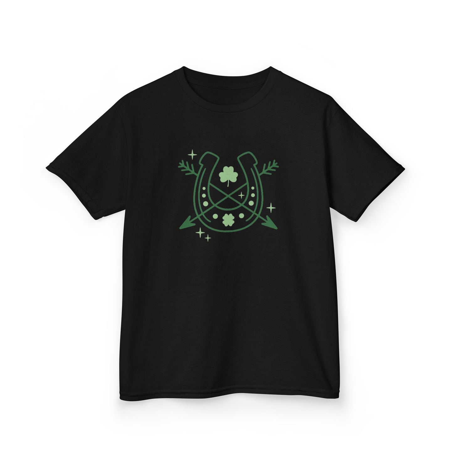 Lucky Horseshoe Kids Tee - St. Patrick's Day T-Shirt