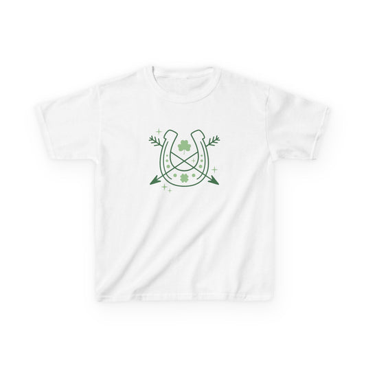 Lucky Horseshoe Kids Tee - St. Patrick's Day T-Shirt