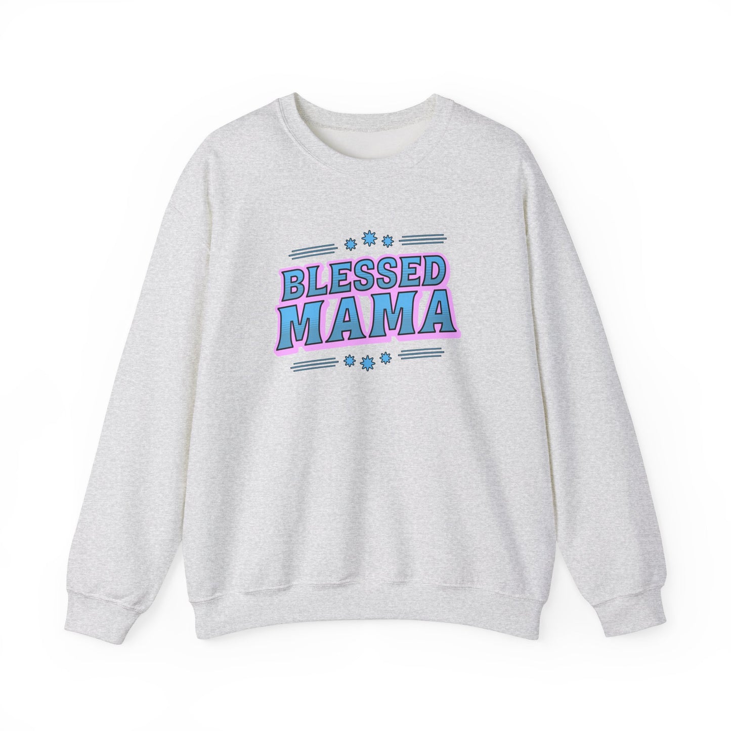Blessed Mama Unisex Crewneck Sweatshirt - Cozy Gift for Moms