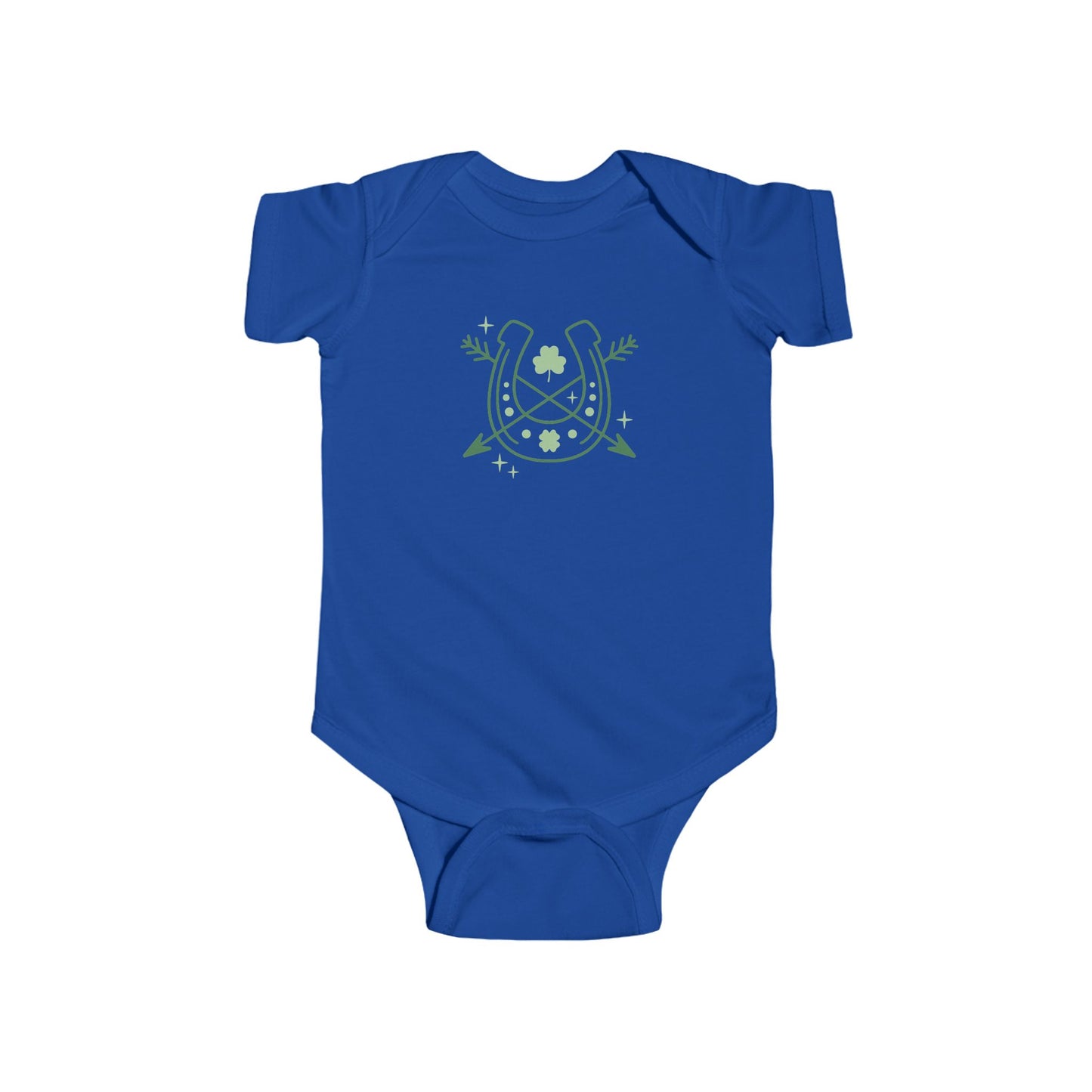 Lucky Horseshoe Infant Bodysuit - St. Patrick's Day Baby Outfit