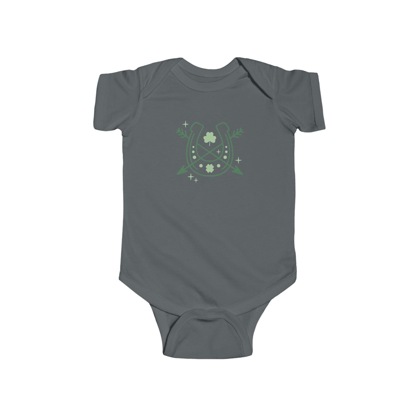 Lucky Horseshoe Infant Bodysuit - St. Patrick's Day Baby Outfit