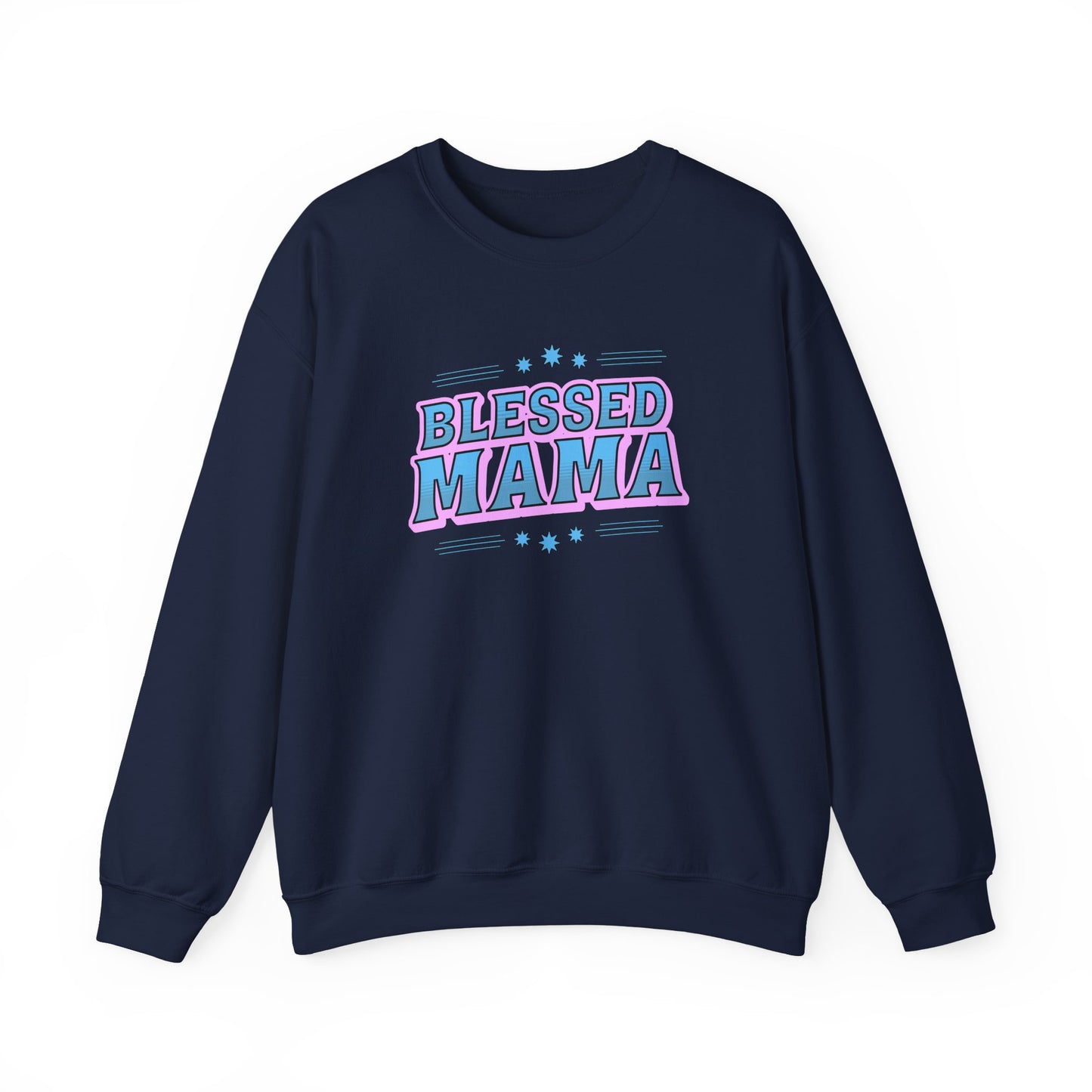 Blessed Mama Unisex Crewneck Sweatshirt - Cozy Gift for Moms