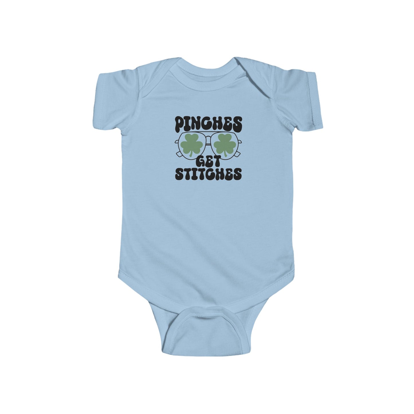 St. Patrick's Day Infant Bodysuit – "Pinches Get Stitches"