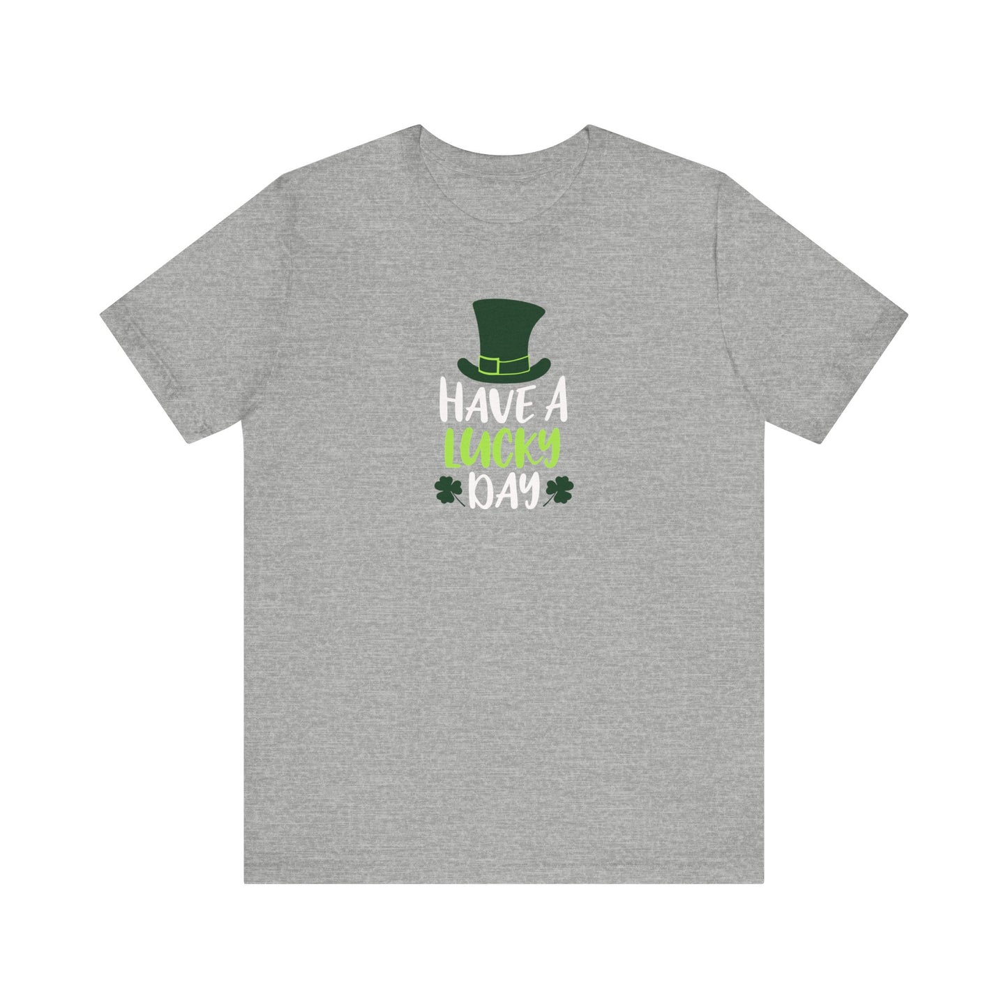 Lucky Clover Unisex Short Sleeve Tee for St. Patrick's Day