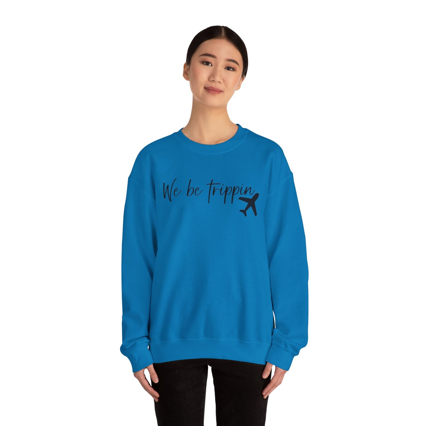 We Be Trippin' Unisex Heavy Blend™ Crewneck Sweatshirt - Travel Vibes Apparel