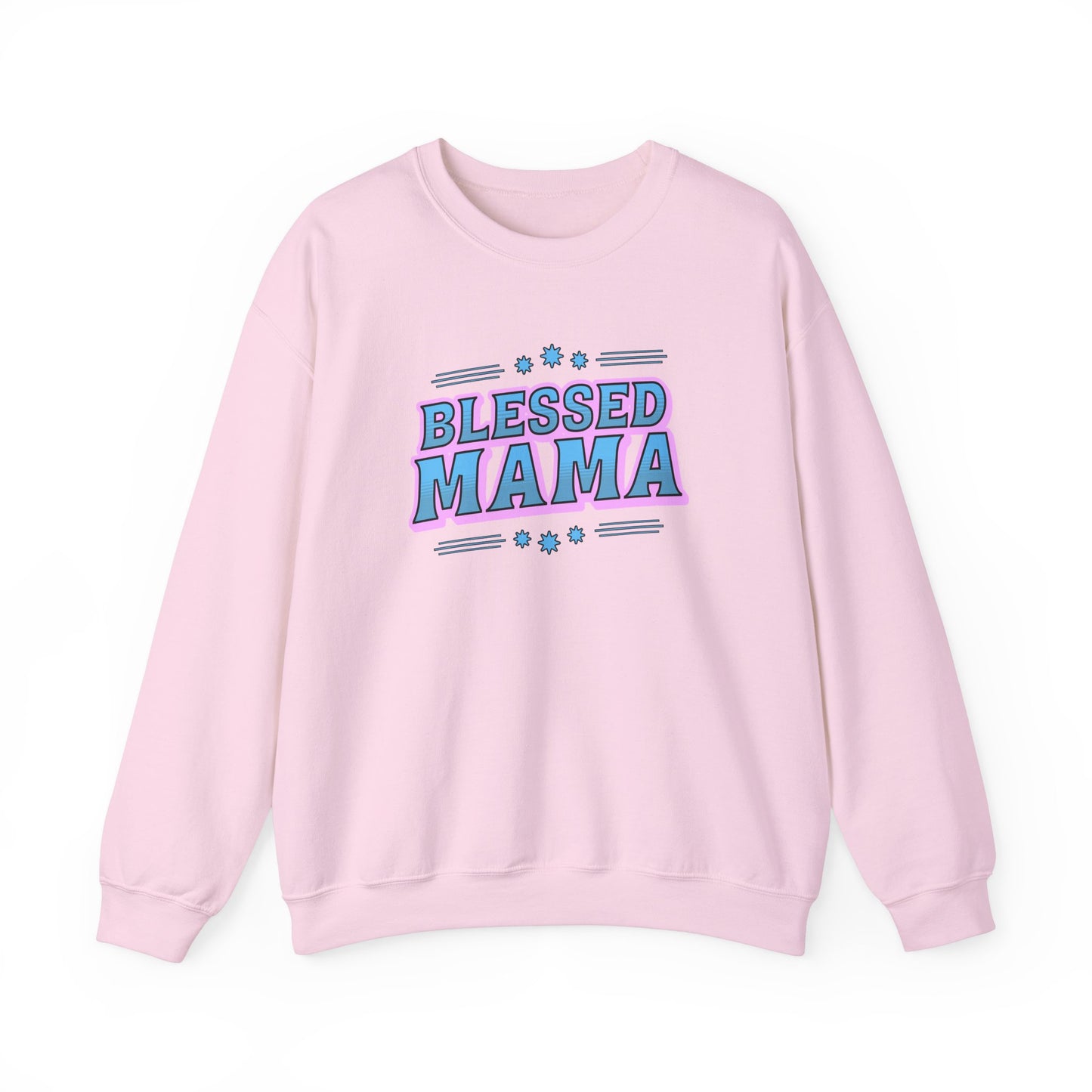 Blessed Mama Unisex Crewneck Sweatshirt - Cozy Gift for Moms