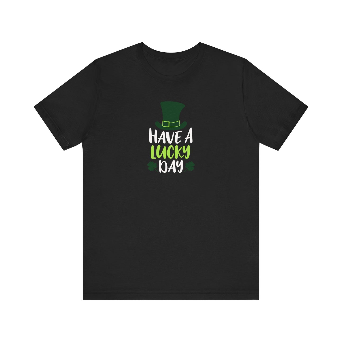 Lucky Clover Unisex Short Sleeve Tee for St. Patrick's Day