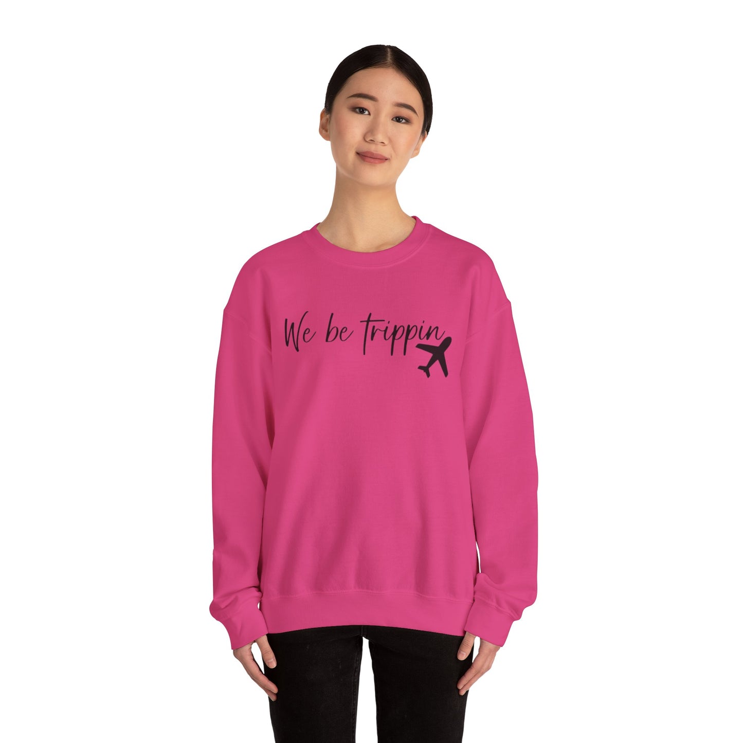 We Be Trippin' Unisex Heavy Blend™ Crewneck Sweatshirt - Travel Vibes Apparel