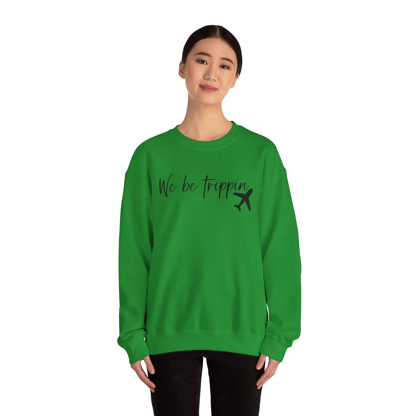 We Be Trippin' Unisex Heavy Blend™ Crewneck Sweatshirt - Travel Vibes Apparel