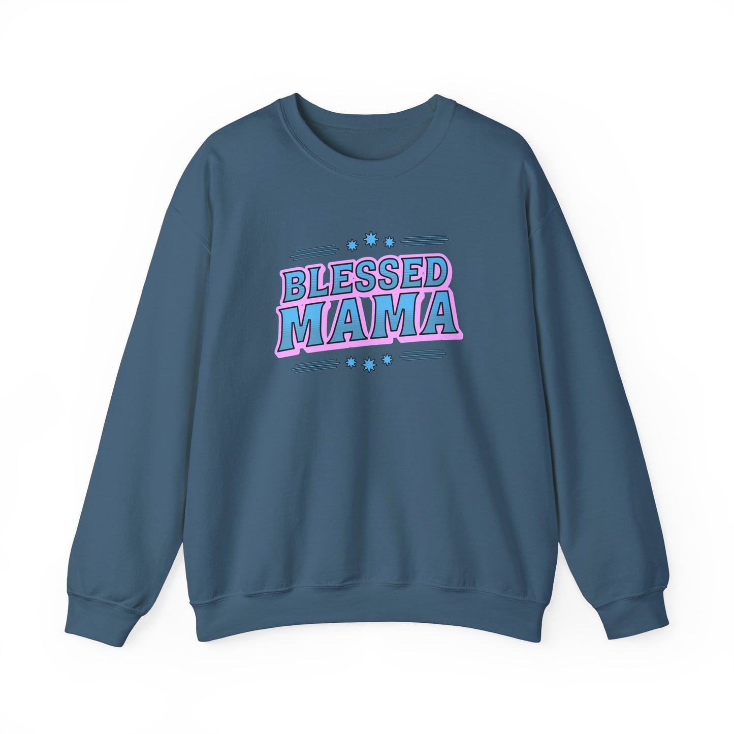Blessed Mama Unisex Crewneck Sweatshirt - Cozy Gift for Moms