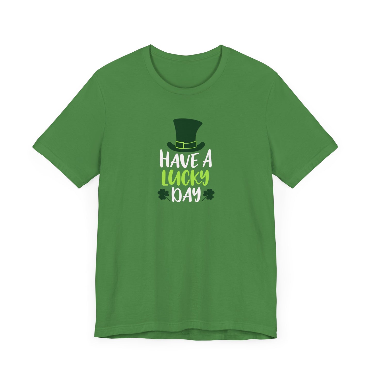 Lucky Clover Unisex Short Sleeve Tee for St. Patrick's Day