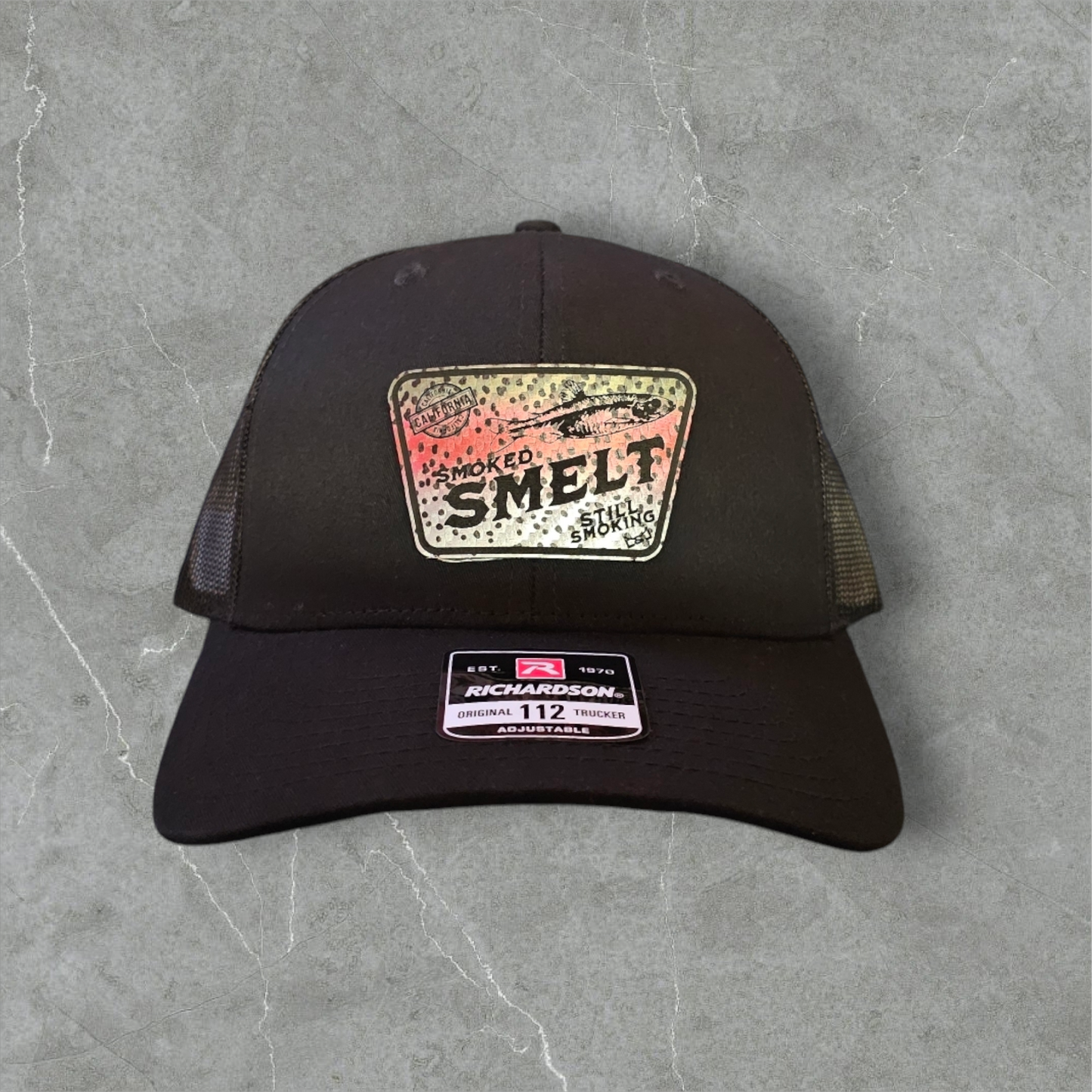 Smoked Smelt -"Rainbow trout" hat